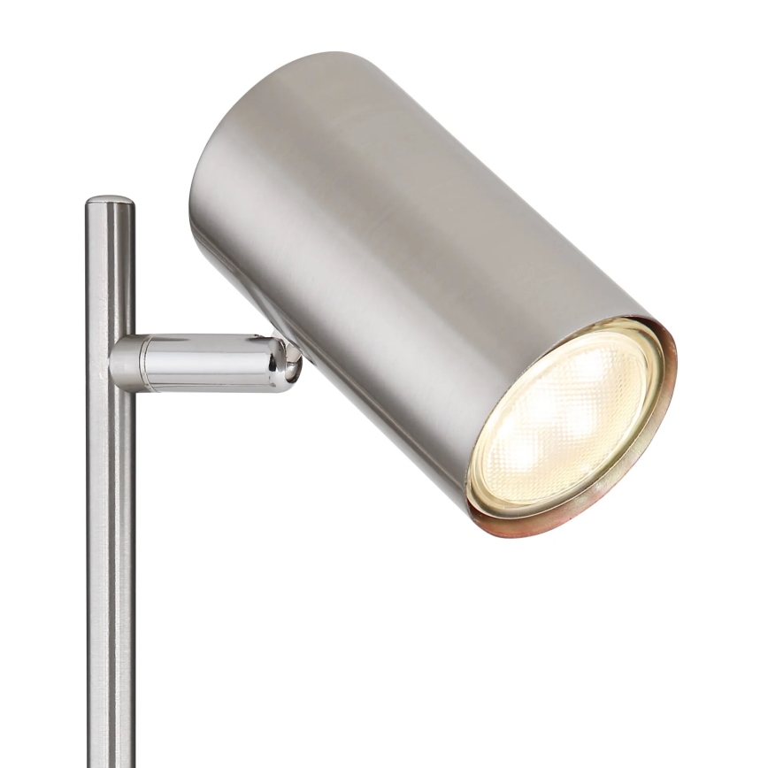 Globo - Galda lampa 1xGU10/5W/230V matēts hroms