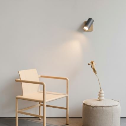 Globo - Sienas starmetis 1xGU10/25W/230V pelēks/brūns