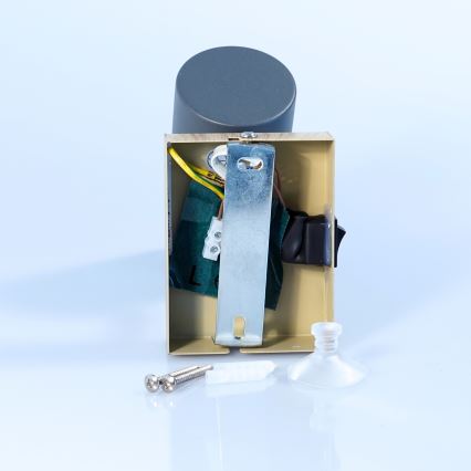 Globo - Sienas starmetis 1xGU10/25W/230V pelēks/brūns