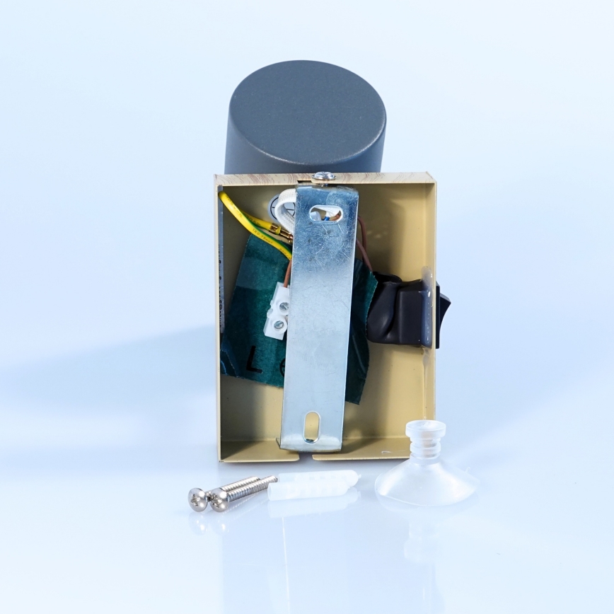 Globo - Sienas starmetis 1xGU10/25W/230V pelēks/brūns