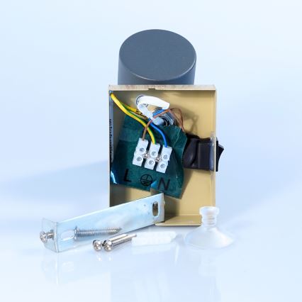 Globo - Sienas starmetis 1xGU10/25W/230V pelēks/brūns