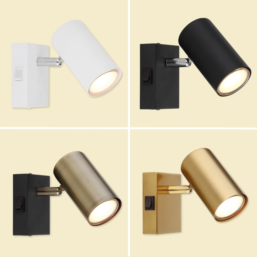 Globo - Sienas starmetis 1xGU10/25W/230V pelēks/brūns