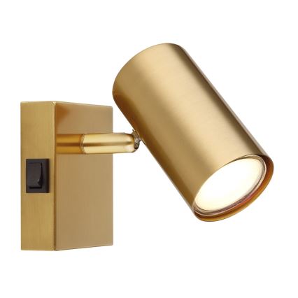 Globo - Sienas starmetis 1xGU10/25W/230V zelta