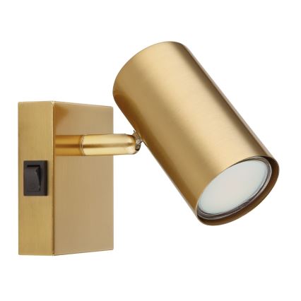 Globo - Sienas starmetis 1xGU10/25W/230V zelta