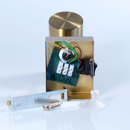 Globo - Sienas starmetis 1xGU10/25W/230V zelta