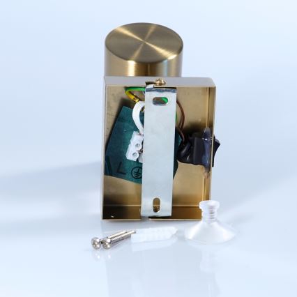 Globo - Sienas starmetis 1xGU10/25W/230V zelta