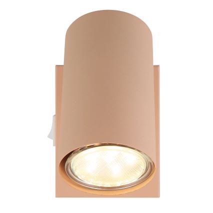 Globo - Sienas starmetis 1xGU10/25W/230V oranža