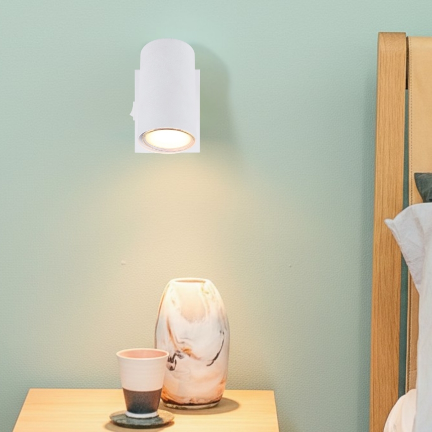 Globo - Sienas starmetis 1xGU10/25W/230V balts