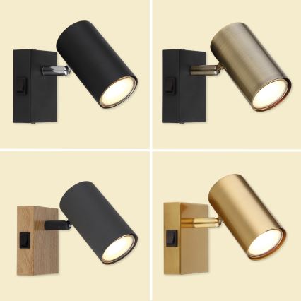 Globo - Sienas starmetis 1xGU10/25W/230V balts