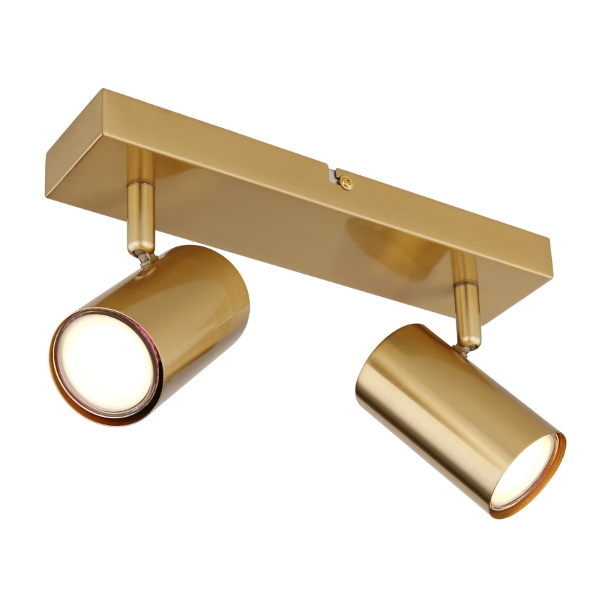 Globo - Starmetis 2xGU10/35W/230V zelta