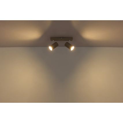 Globo - Virziena gaismeklis 2xGU10/35W/230V bēšs