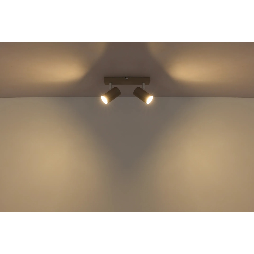 Globo - Virziena gaismeklis 2xGU10/35W/230V bēšs