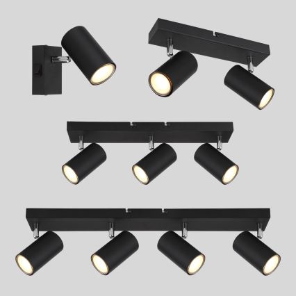 Globo - Starmetis 3xGU10/35W/230V melns