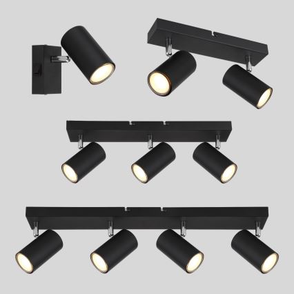 Globo - Starmetis 4xGU10/35W/230V melns