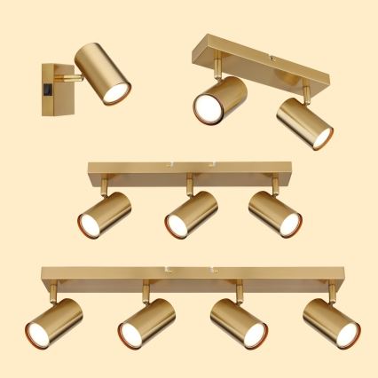 Globo - Starmetis 4xGU10/35W/230V zelta