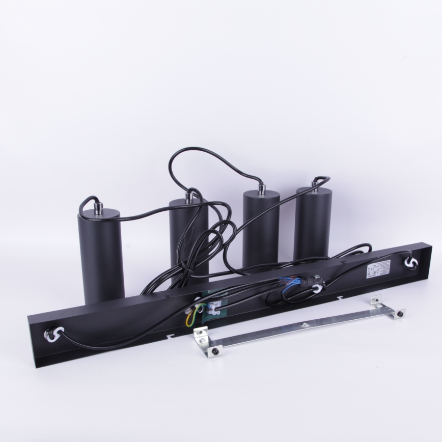 Globo - Lustra ar auklu 4xGU10/35W/230V melna