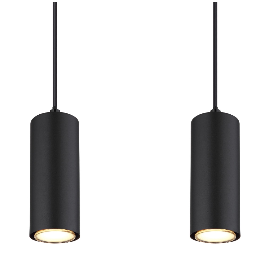 Globo - Lustra ar auklu 4xGU10/35W/230V melna/brūna
