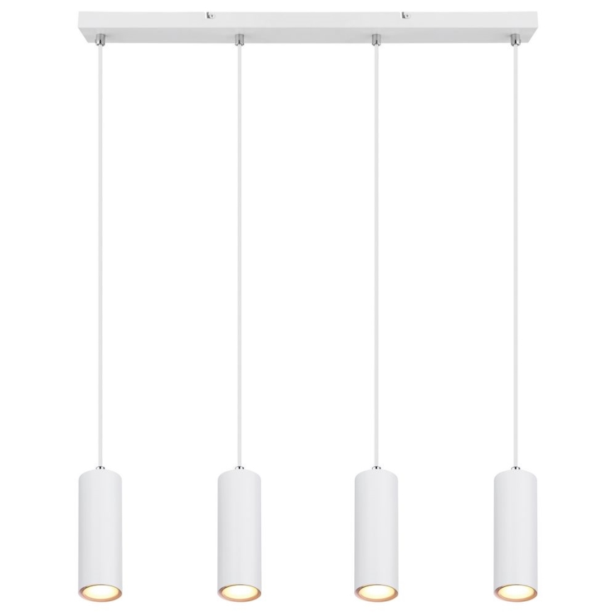 Globo - Lustra ar auklu 4xGU10/35W/230V balta