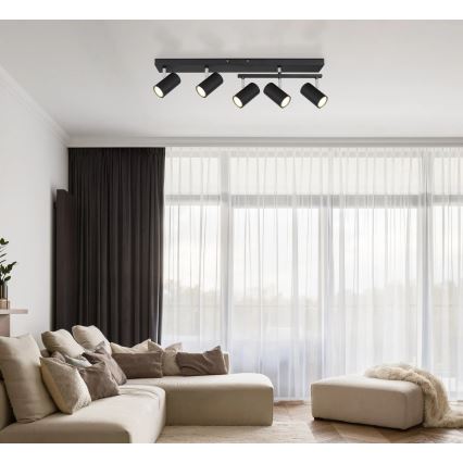 Globo - Starmetis 5xGU10/35W/230V melna