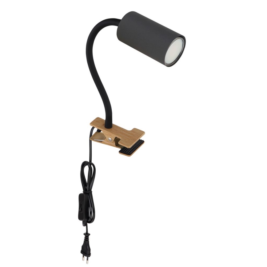 Globo - Pielāgojama lampa ar stiprinājumu 1xGU10/25W/230V pelēka/brūna