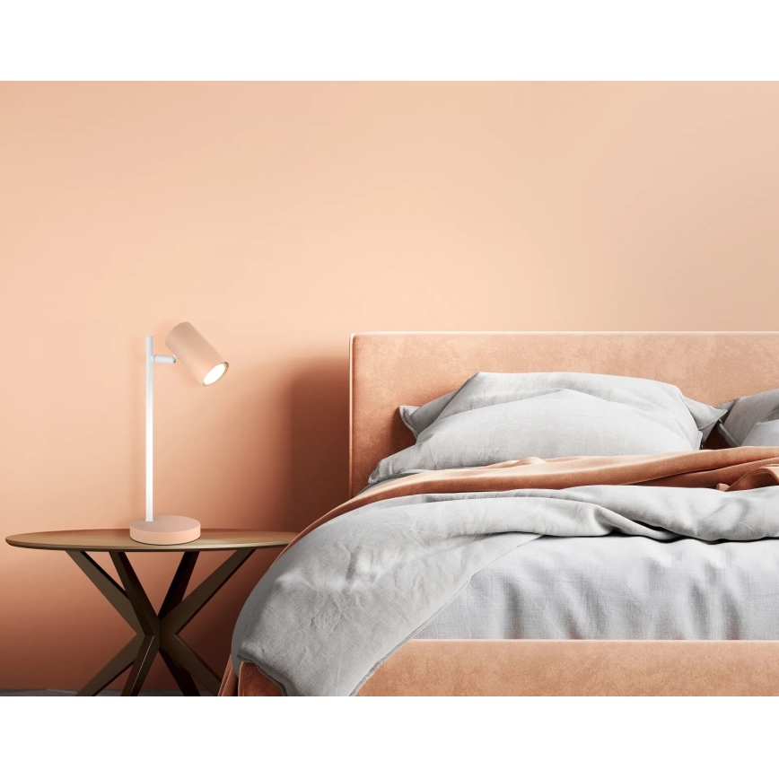Globo - Galda lampa 1xGU10/5W/230V oranža