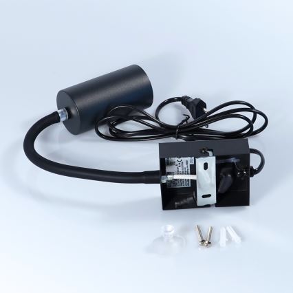 Globo - Pielāgojama sienas lampa 1xGU10/25W/230V melna