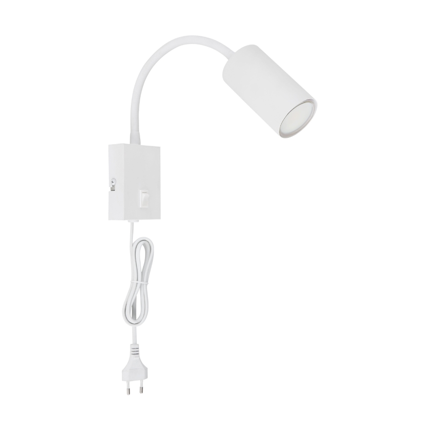 Globo - Elastīga sienas lampa 1xGU10/25W/230V balta