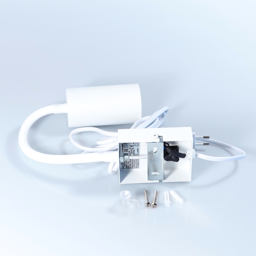 Globo - Elastīga sienas lampa 1xGU10/25W/230V balta