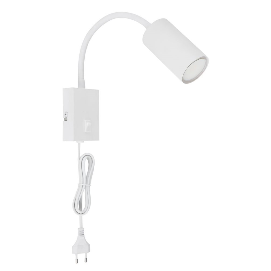 Globo - Elastīga sienas lampa 1xGU10/25W/230V balta