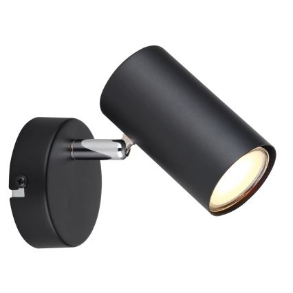 Globo - Sienas starmetis 1xGU10/25W/230V melna