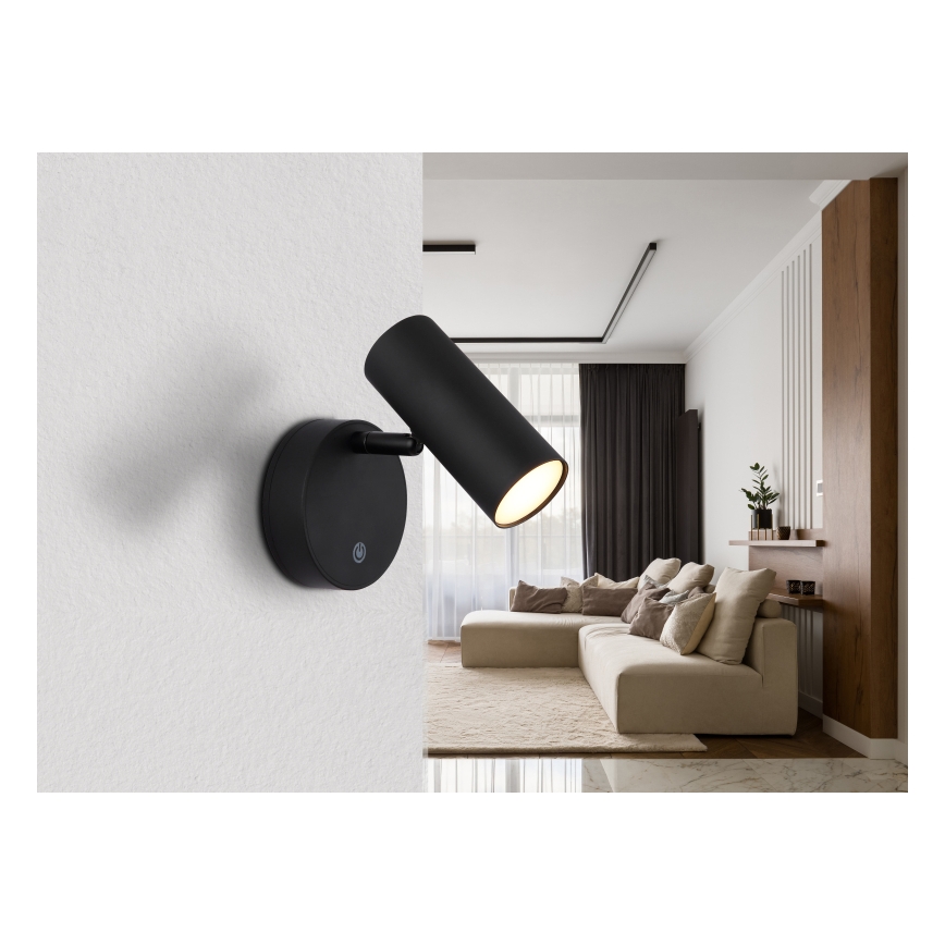Globo - LED Aptumšojams sienas starmetis LED/0,4W/3,7V 1800 mAh