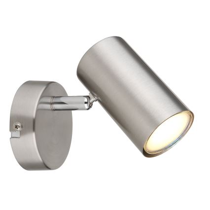 Globo - Sienas starmetis 1xGU10/25W/230V matēts hroms