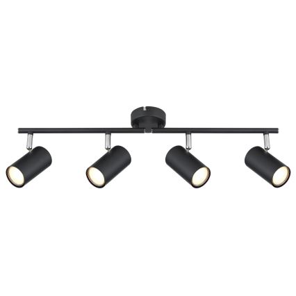 Globo - Starmetis 4xGU10/25W/230V melna