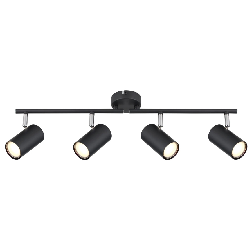 Globo - Starmetis 4xGU10/25W/230V melna