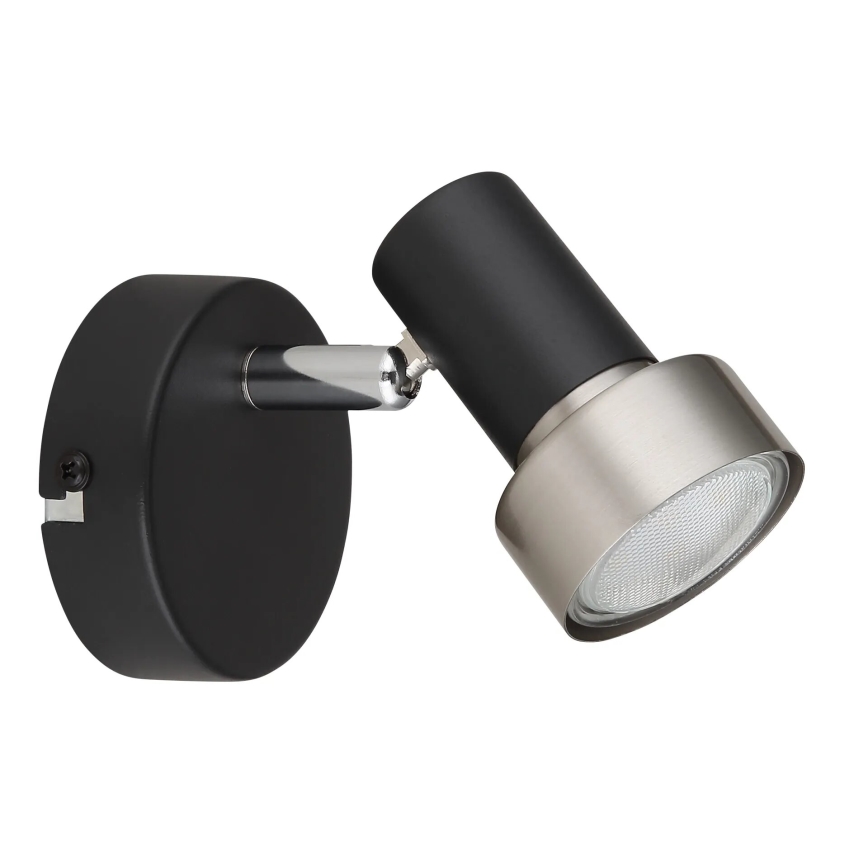 Globo - Sienas starmetis 1xGU10/25W/230V melna/sudraba