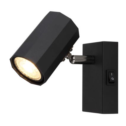 Globo - Sienas starmetis 1xGU10/25W/230V melna
