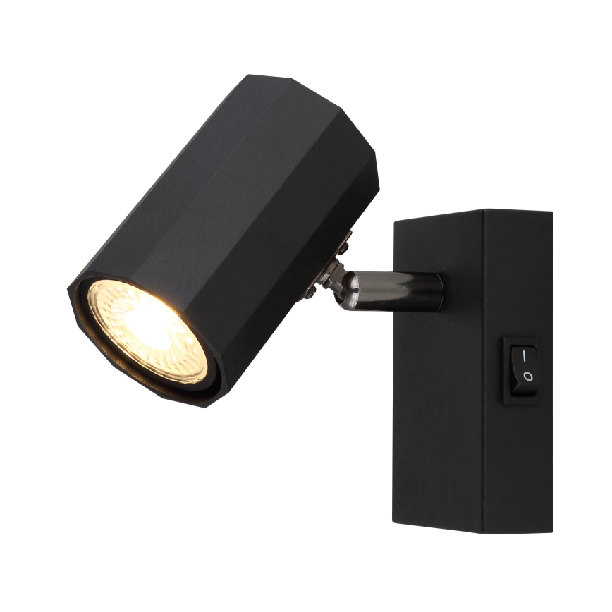 Globo - Sienas starmetis 1xGU10/25W/230V melna