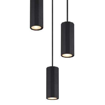 Globo - Lustra ar auklu 3xGU10/25W/230V melna