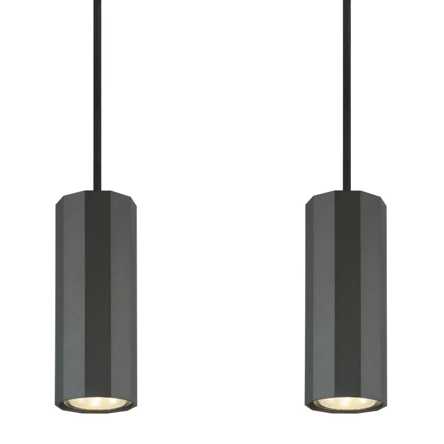 Globo - Lustra ar auklu 4xGU10/25W/230V melna