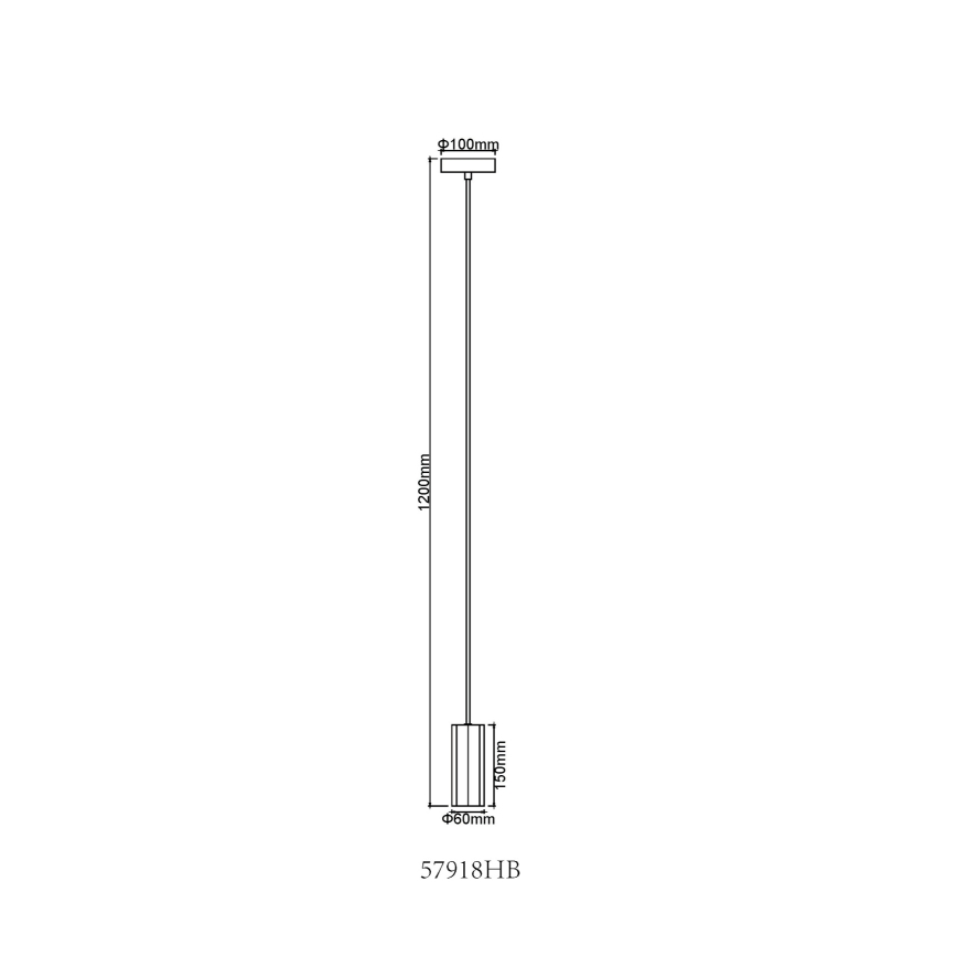 Globo - Lustra ar auklu 1xGU10/25W/230V melna