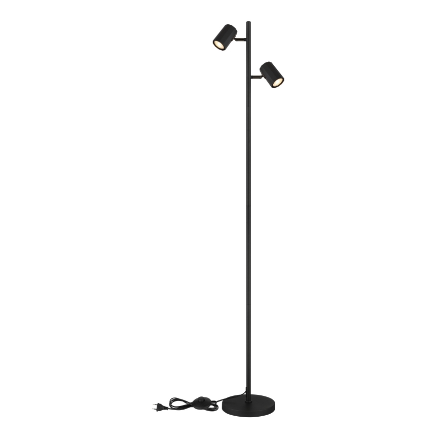 Globo - Grīdas stāvlampa 2xGU10/5W/230V melna