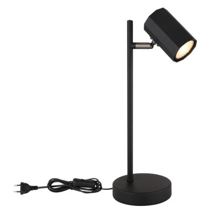 Globo - Galda lampa 1xGU10/5W/230V melna