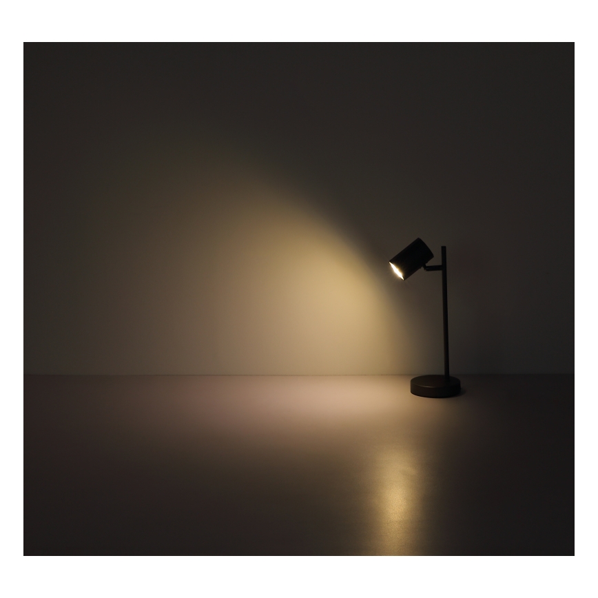 Globo - Galda lampa 1xGU10/5W/230V melna