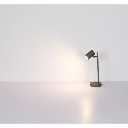 Globo - Galda lampa 1xGU10/5W/230V melna