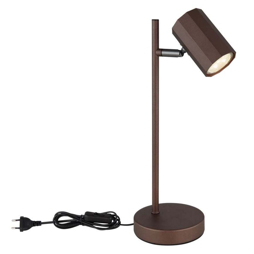 Globo - Galda lampa 1xGU10/5W/230V brūna