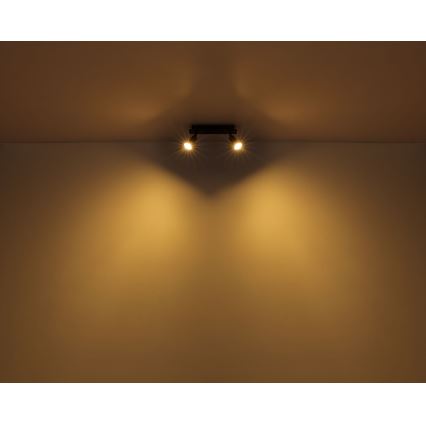 Globo - Starmetis 2xGU10/35W/230V melna
