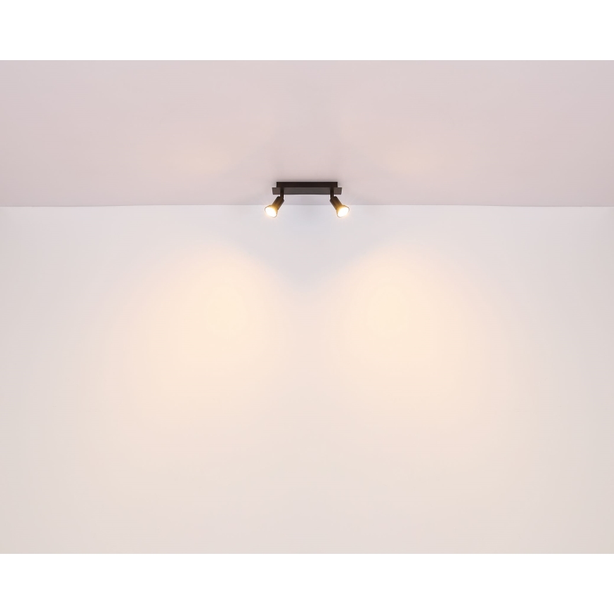 Globo - Starmetis 2xGU10/35W/230V melna
