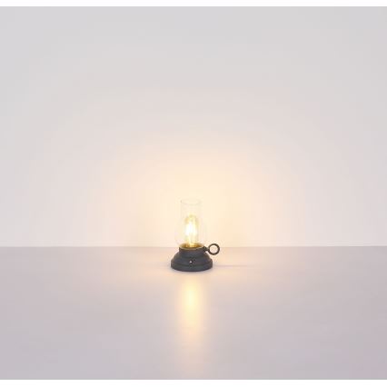 Globo - LED Aptumšojama uzlādējama skārienvadāma galda lampa LED/1W/3,7V 1200 mAh antracīta