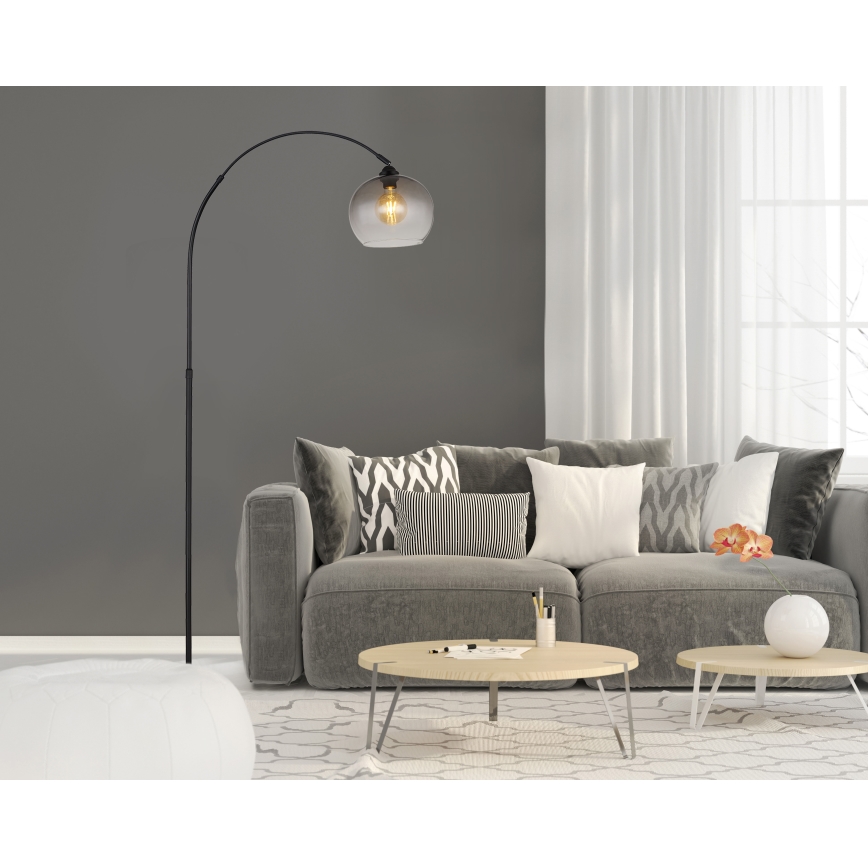 Globo - Grīdas stāvlampa 1xE27/60W/230V melna