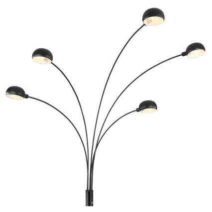 Globo - Grīdas stāvlampa 5xE14/40W/230V melna